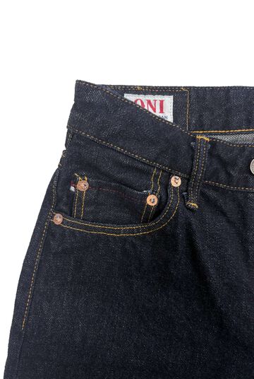ONI-L700 14oz Selvedge Denim Ladies Just Right Straight,, small image number 3