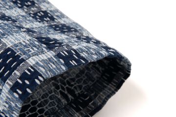 【Pre-Order】5738 INDIGO NORAGI SASHIKO Short Sleeve Work Shirts,INDIGO, small image number 2