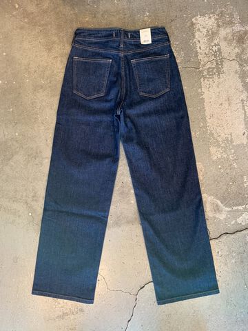 LB102K DENIM WIDE STRAIGHT (One washed)-One Wash-28,, small image number 1