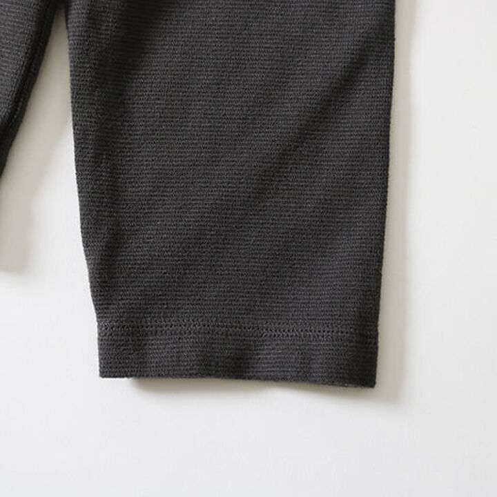 BR-8420 Stretch Spun-Fly Sleeve T-Shirt with Long Sleeves,DARK NAVY, medium image number 6