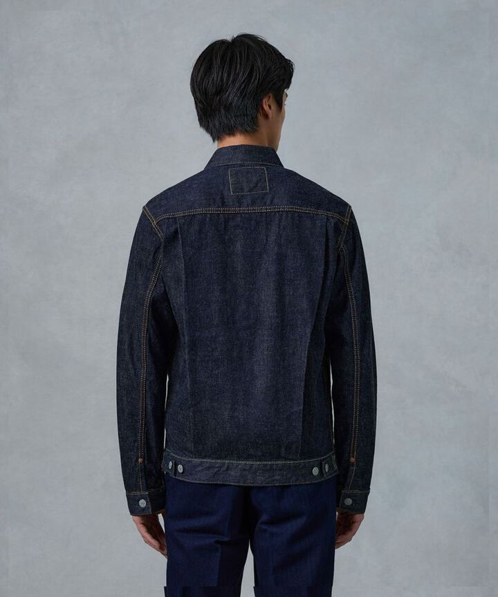 MXOT1104 13OZ SELVEDGE DENIM DOUBLE POCKET JACKET,INDIGO, medium image number 3