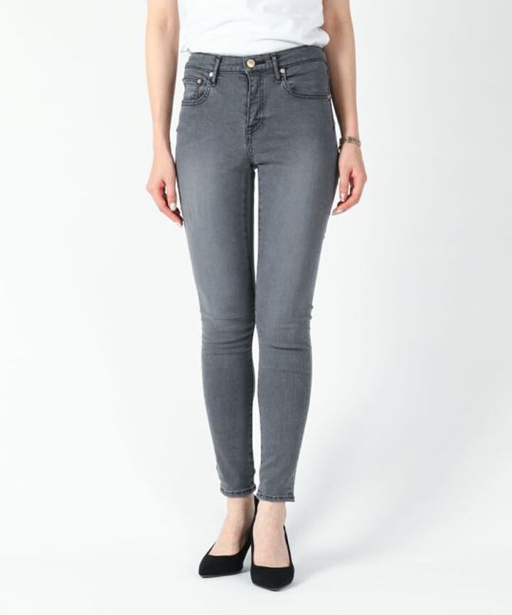 UP119302IS MAURIAT Skinny ISKO Stretch Denim-BLK-0,BLK, medium image number 1