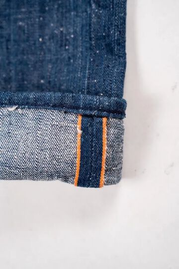 GZ-NPST-AI 13oz Natural Dyed Nep Straight Jeans Indigo,, small image number 6