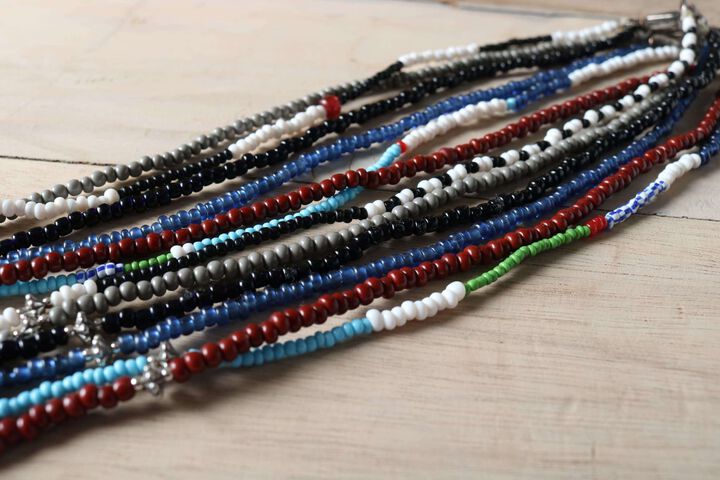 BR-8466 BEADS NECKLACE (6COLORS),, medium