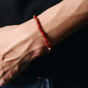 【NORTH WORKS】BR-8801W ANTIQUE BEADED BRACELET,RED, small image number 3