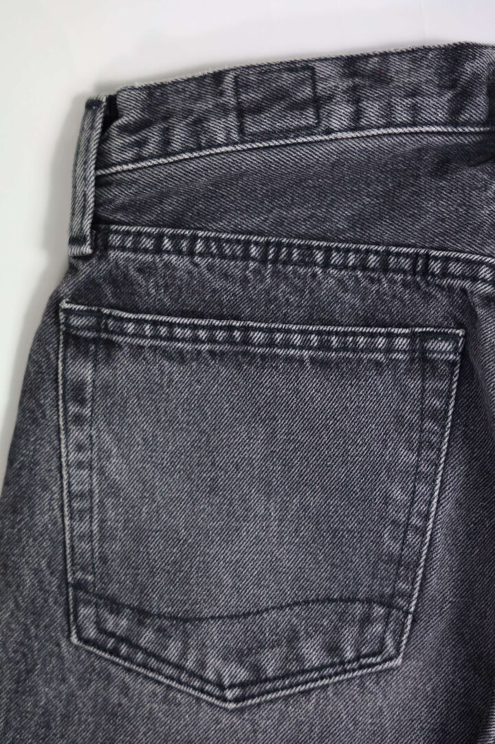 01-1050W-D61S 105 90's BLACK DENIM STONE WASH,, medium image number 5