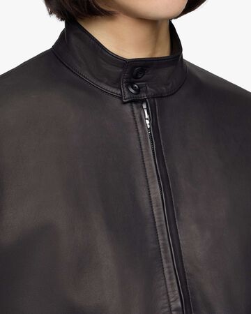 MMOT6321 SMOOTH LEATHER JACKET,BLACK, small image number 4