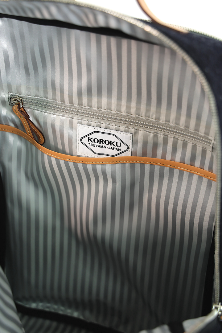 K-9 Backpack-DENIM x Vegetable Tanned Leather,DENIM x Vegetable Tanned Leather, medium image number 5