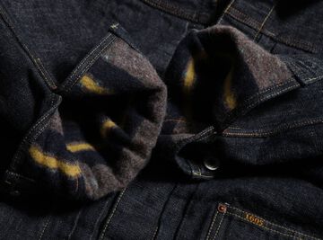 2605B Blanket Dirt Denim Jacket-One Washed-40,, small image number 9