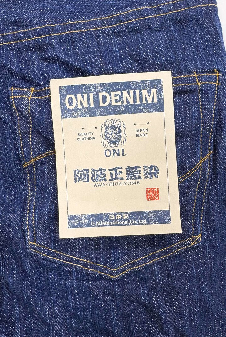 ONI274-AwaShoai Awa Shoai Denim Regular Straight,, medium image number 9