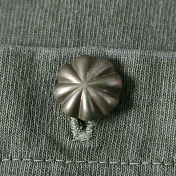BR-25209【BIG COZUN】COZUN Skipper Neck Half Sleeves Polo T-Shirt【Button Works】,OLIVE, small image number 4