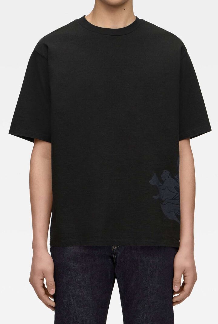 MXTS1045 HEAVY OUNCE SHORT SLEEVE T-SHIRT MOMOTARO,, medium
