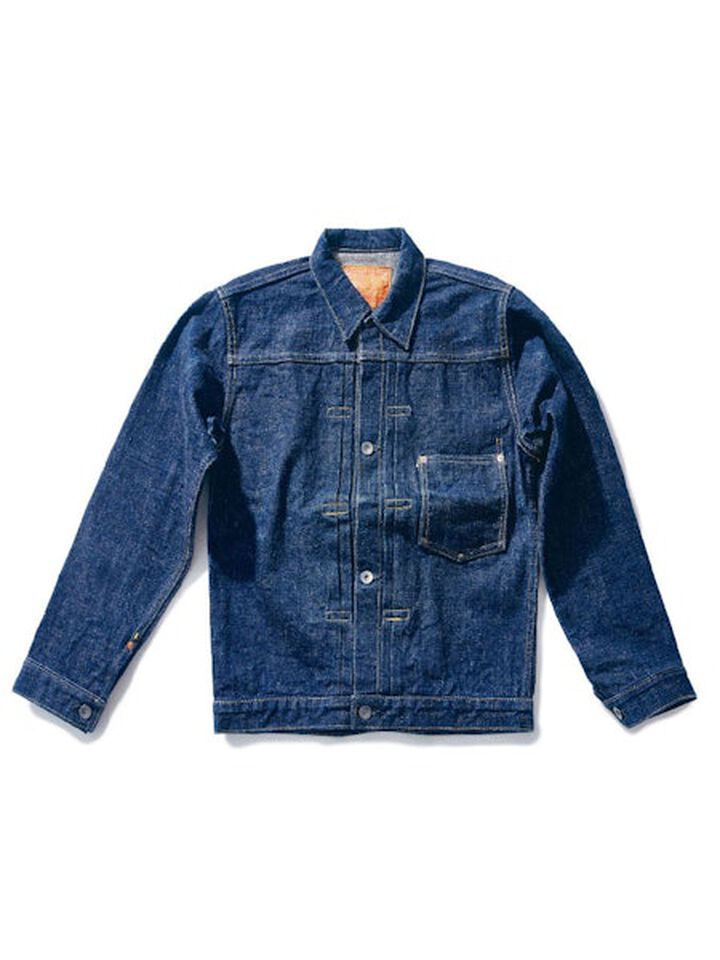Samurai Jeans S0555VX 17OZ Type I Jacket (One Washed)-One Wash-46