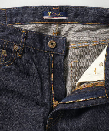 J404 CIRCLE  12.5oz African cotton vintage Selvedge classic straight(One washed),, small image number 4