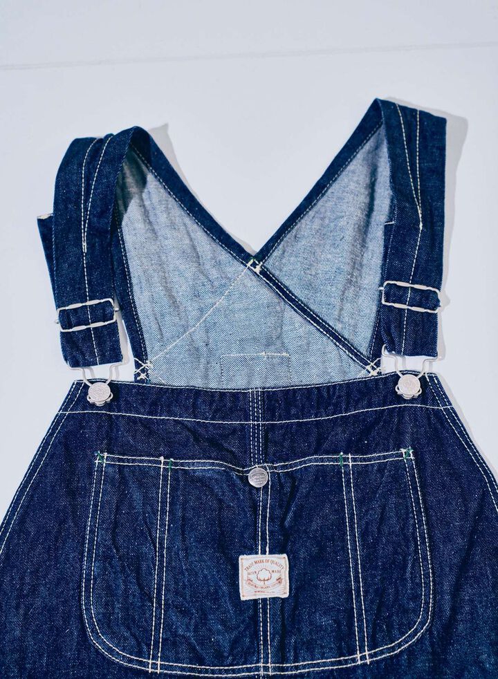 SJOVAL-SC01 10oz Samurai Cotton Denim Overalls,, medium image number 7