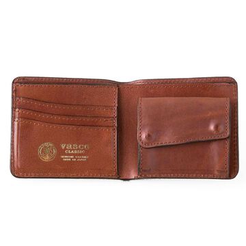 VSC-700 LEATHER VOYAGE SHORT WALLET COIN TYPE CORTESIA-BROWN,Cortesia-Brown, small image number 4