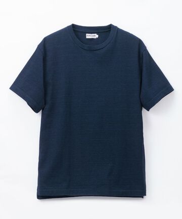 MXTS1006 YARN-DYED INDIGO S/S T-SHIRTS,INDIGO, small image number 0