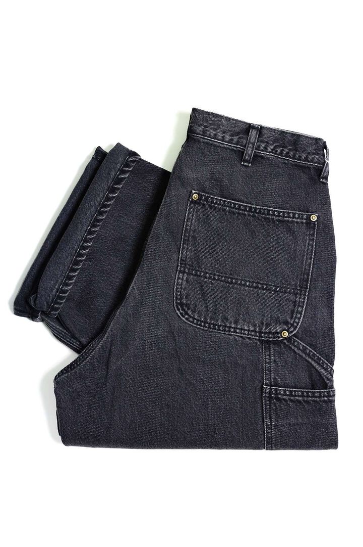 01-5328 DAD’S FIT PAINTER PANTS (D61S BK DENIM STONE),, medium image number 2