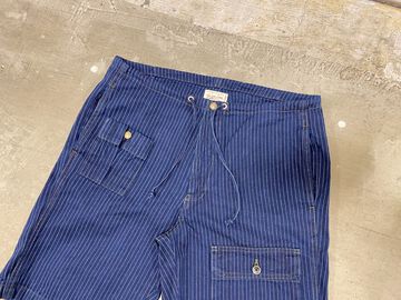 GZ-BDSP-0506 9oz Stripe Short Pants-One Wash-3L,, small image number 2