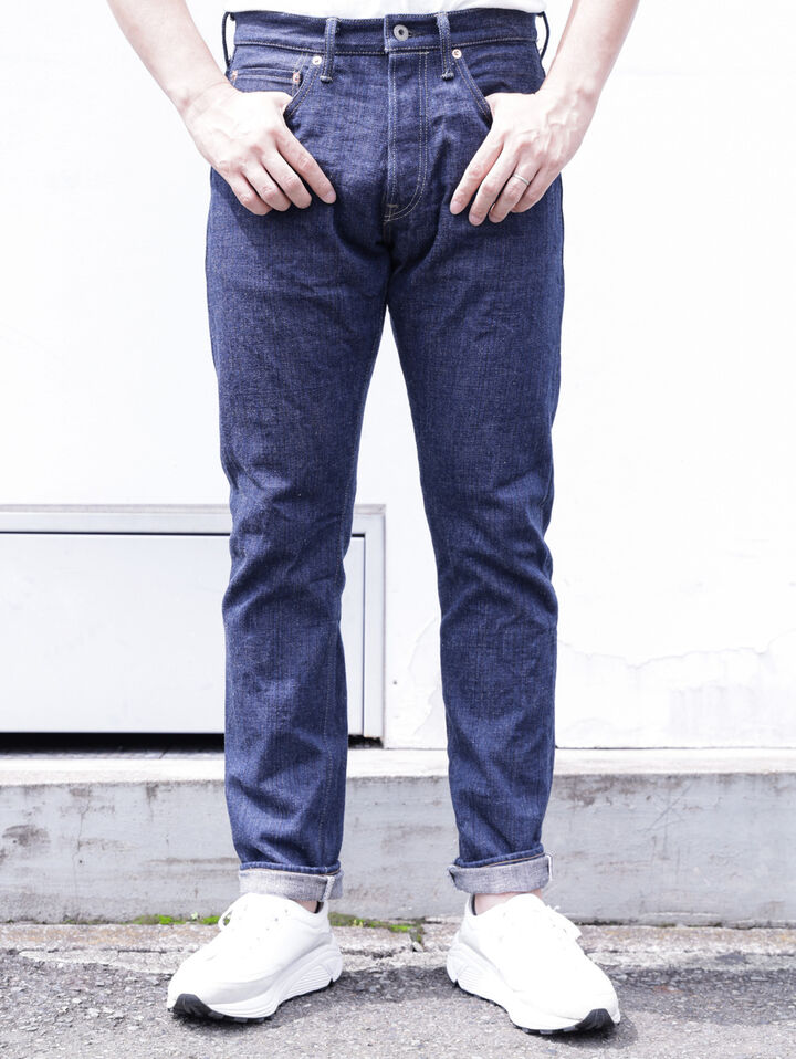 ONI-679KIWAMI 16oz Natural Indigo Mid Rise Spike-One Wash-30,, medium image number 0