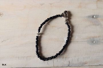 BR-8465 BEADS BRACELET (6COLORS),SAX, small image number 4