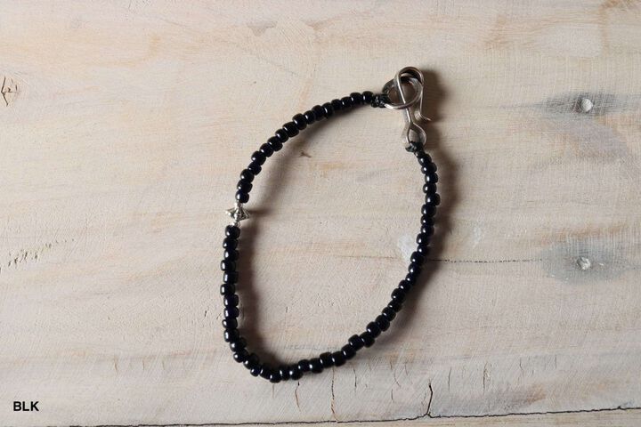 BR-8465 BEADS BRACELET (6COLORS),SAX, medium image number 4