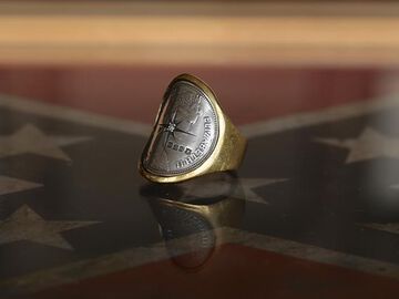 15AO-251BRS Elizabeth Coin With Diamond Ring,, small image number 1