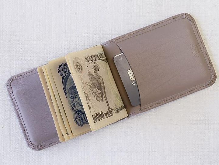 HYN-815GY Money Clip Wallet -Gris Asphalt-,, medium image number 3