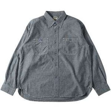 BR-25340 NAVAL SHIRTS PT,LIGHT INDIGO, small image number 7