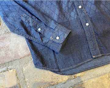 GZ-SBDKN-0310 Graphzero standard button-down L / S shirt Kendo BL,, small image number 4