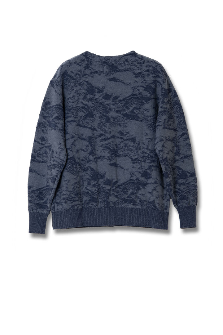 8184 Pig Camouflage Knit Cardigan,, medium