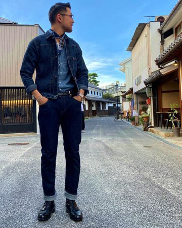 GZ-MS5PSL-0408 Monster Stretch 5-pocket pants Slim ID-One Washed-36,, small image number 9
