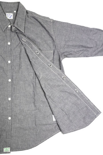 01-8064 Chambray Work Shirt (64 Gray),, small image number 5