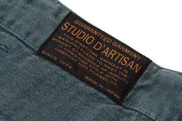 【Pre-Order】1945  Indigo Green Baler Pants Regular Straight,INDIGO GREEN, small image number 3