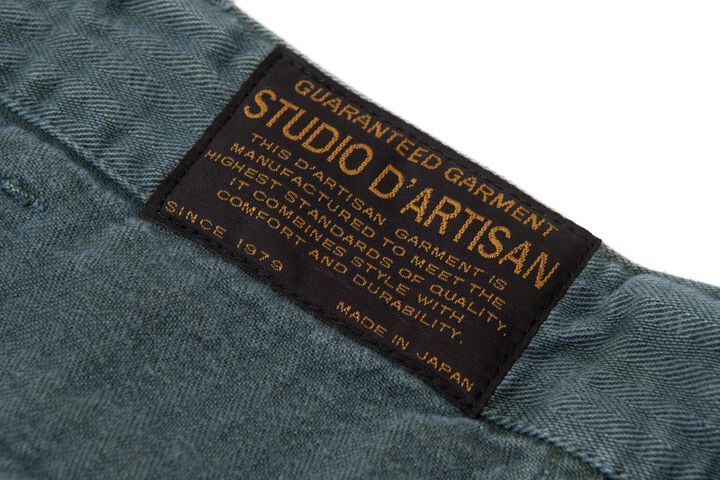【Pre-Order】1945  Indigo Green Baler Pants Regular Straight,INDIGO GREEN, medium image number 3