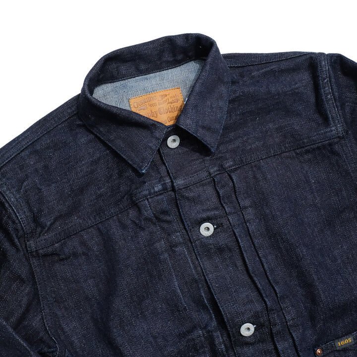 2705 15oz Button Jacket Garage Denim Dark Indigo,, medium image number 5