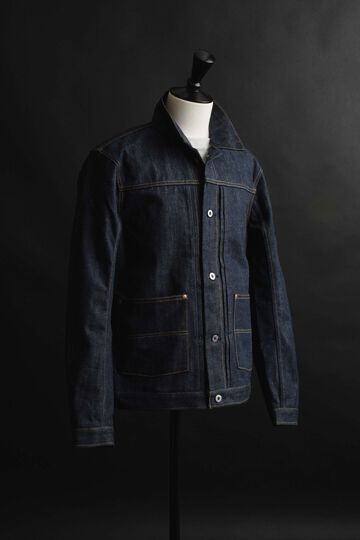 XX601 (SP5) 15.8OZ NATURAL INDIGO 5 CONTINENTS ORGANIC COTTON DENIM JACKET,, small image number 3