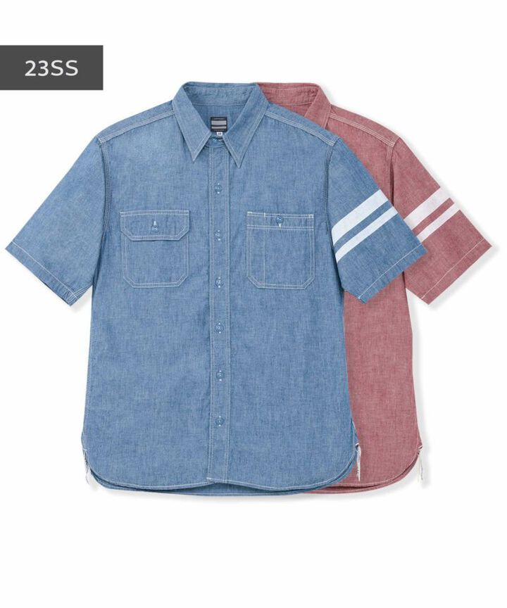 MS045S GTB ORIGINAL 5oz SELVEDGE CHAMBRAY SHIRT