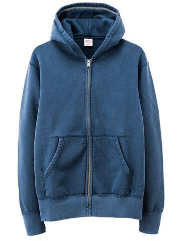 BARNS BR-3010 "STANDARD" COZUN ZIP SWEAT PARKA,NAVY, small image number 0