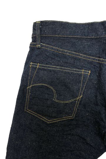 ONI622CCD-GOLV 15oz Crushed Concrete Denim Weft: Grayish Olive Kabuki Selvedge Relax Tapered,, small image number 2