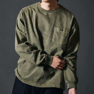 BR-25315 BIG COZUN 14/- COZUN Apollo Concho 9 sleeves T-Shirt 【Button Works】,BLACK, small image number 8