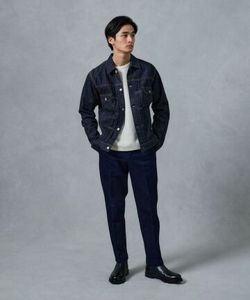 MXOT1104 13OZ SELVEDGE DENIM DOUBLE POCKET JACKET,INDIGO, small image number 6