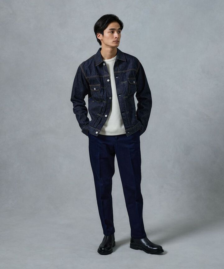 MXOT1104 13OZ SELVEDGE DENIM DOUBLE POCKET JACKET,INDIGO, medium image number 6