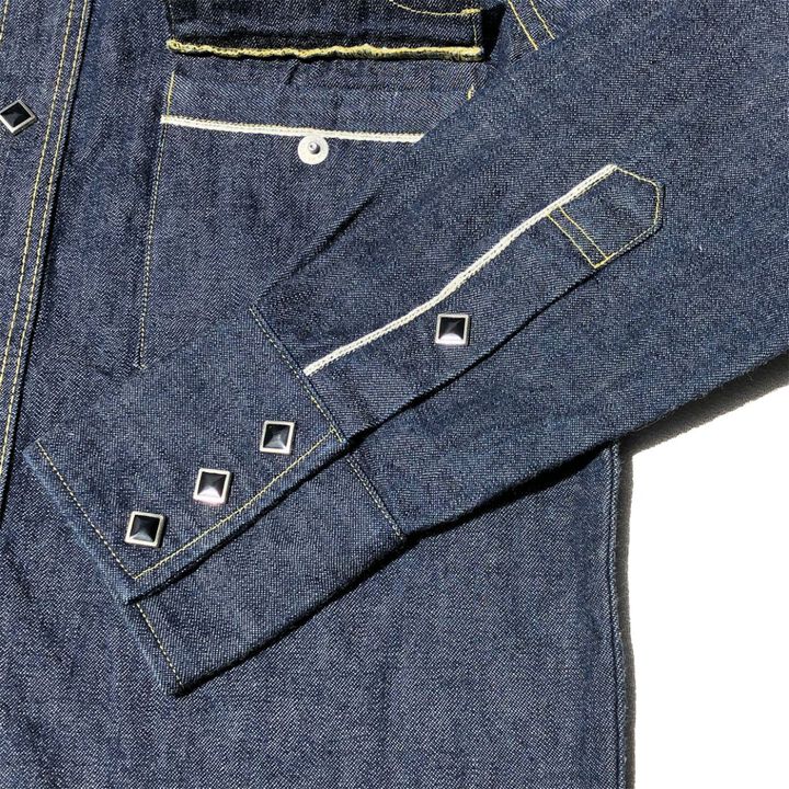 SWDL01 10oz Denim Western Shirts-XXXXL,, medium image number 4
