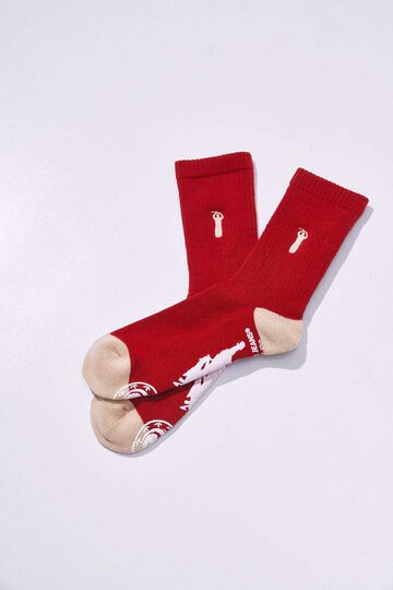 SJKS26-NEL Crew Socks,TURQUOISE, small image number 3