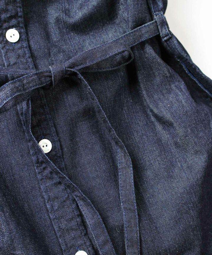 MZOP0104 8 ounces Going to Battle Label denim dress,, medium image number 6