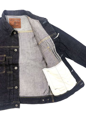 ONI02516P 15oz Low Tension Selvage Denim Warm Pocket Type II Jacket,, small image number 10
