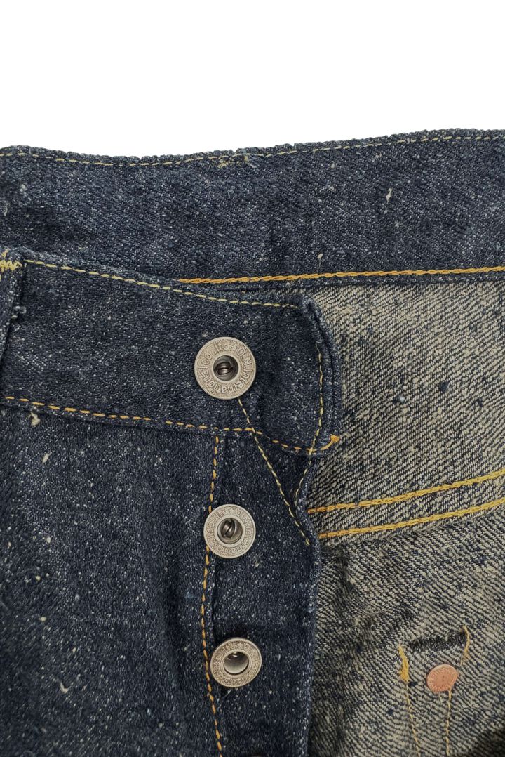 ONI200CCD-GOLV 15oz Crushed Concrete Denim Weft: Grayish Olive Kabuki Selvedge Wide Straight,, medium image number 4