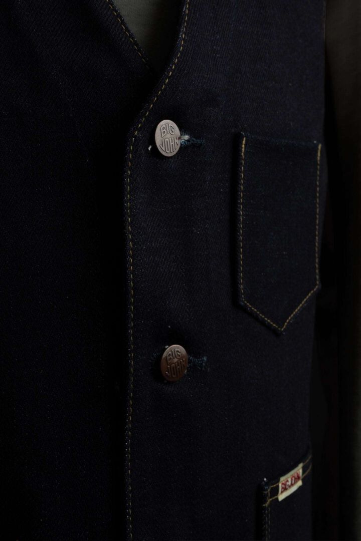 M602G 23OZ M1 HEAVY OZ DENIM VEST,, medium image number 3
