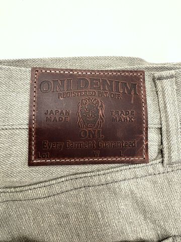 ONI246-MOKU 11oz Mixed Gray Denim Neat Straight,, small image number 6
